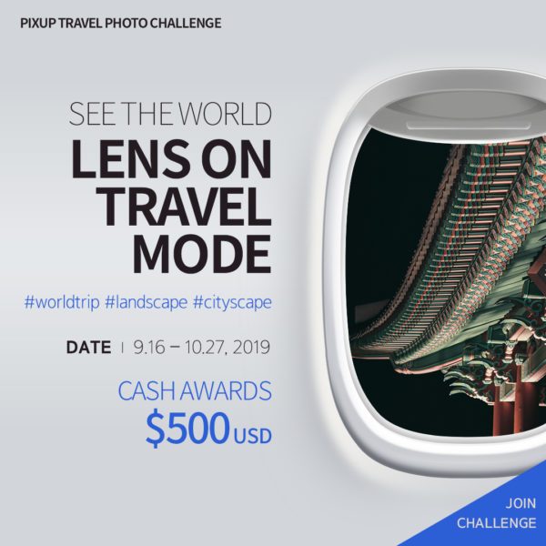 PIXUP Photo Challenge Lens on Travel Mode