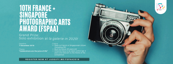 10th France + Singapore Photographic Arts Award (FSPAA)