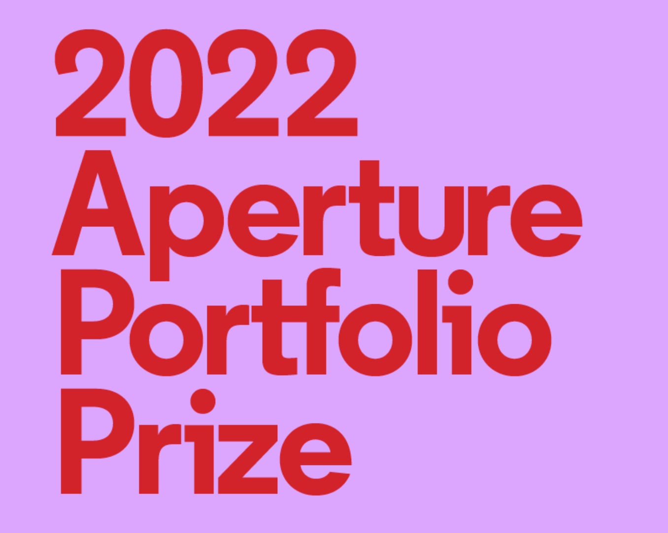Aperture Portfolio Prize 2022 - logo
