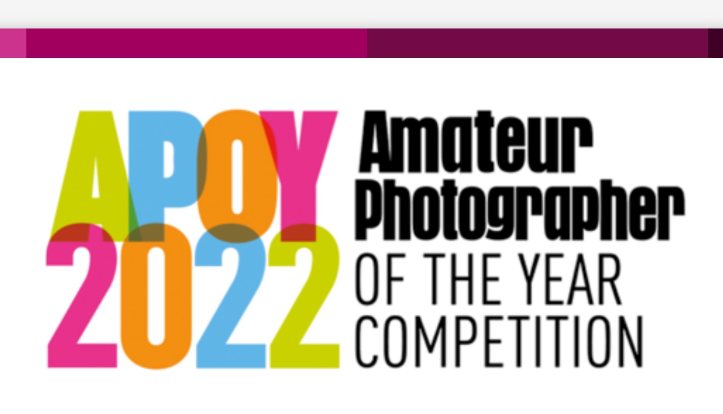 APOY Amateur Photographer of the Year 2022 - logo
