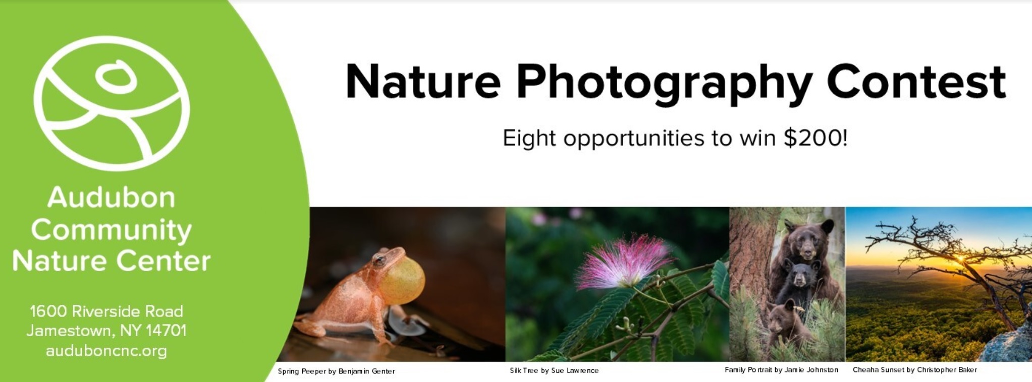 Audubon Community Nature Center 2023 Photography Contest - logo