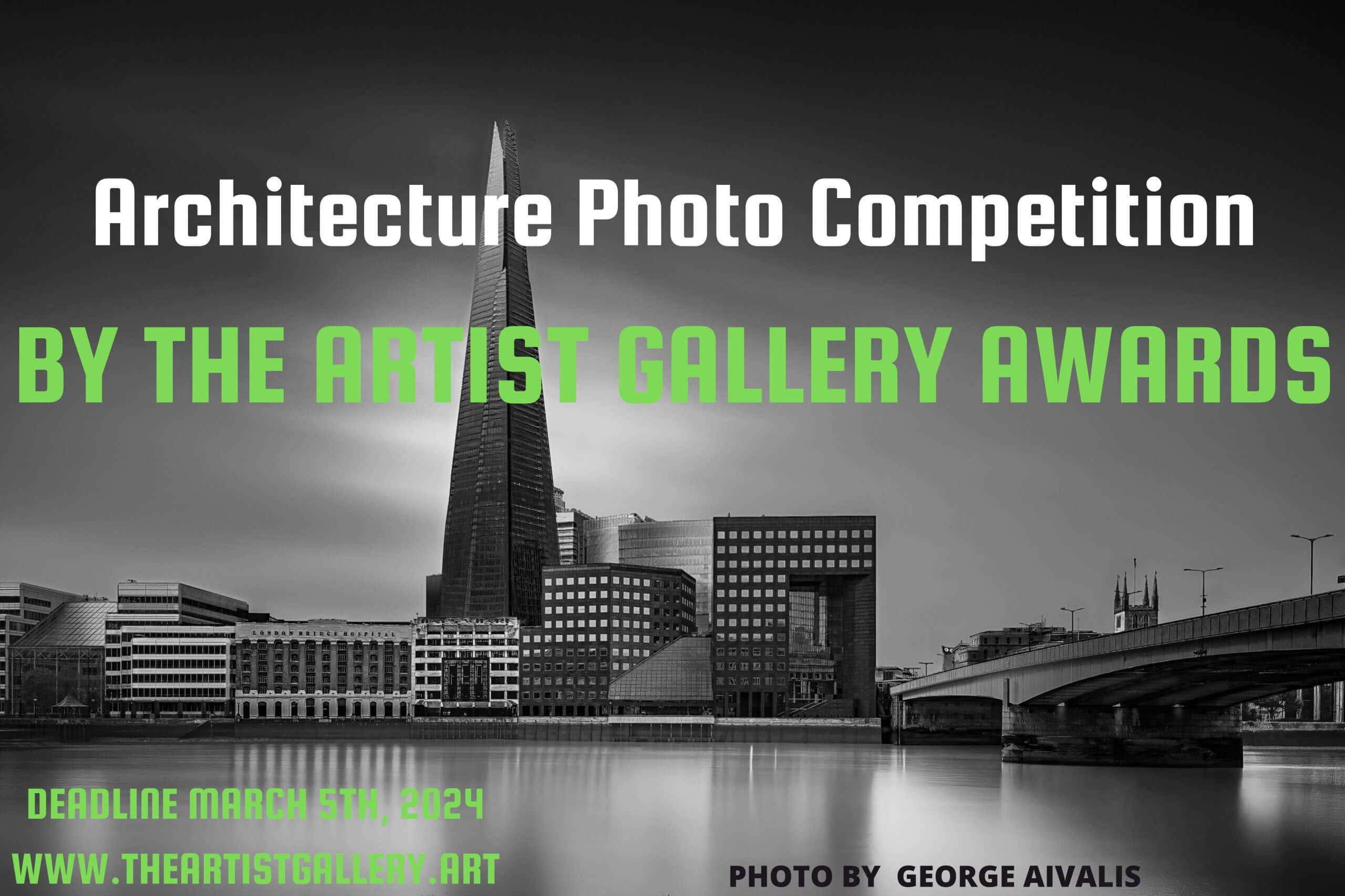 Architecture Photography Contest 2024 by The Artist Gallery Awards - logo