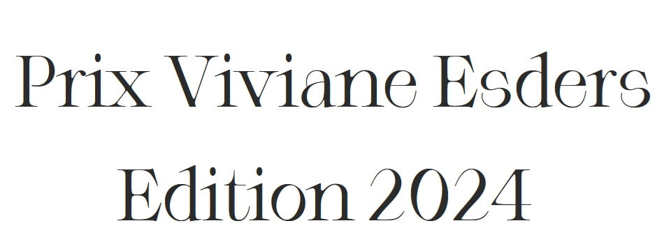Prix Viviane Esders Edition 2024 - logo