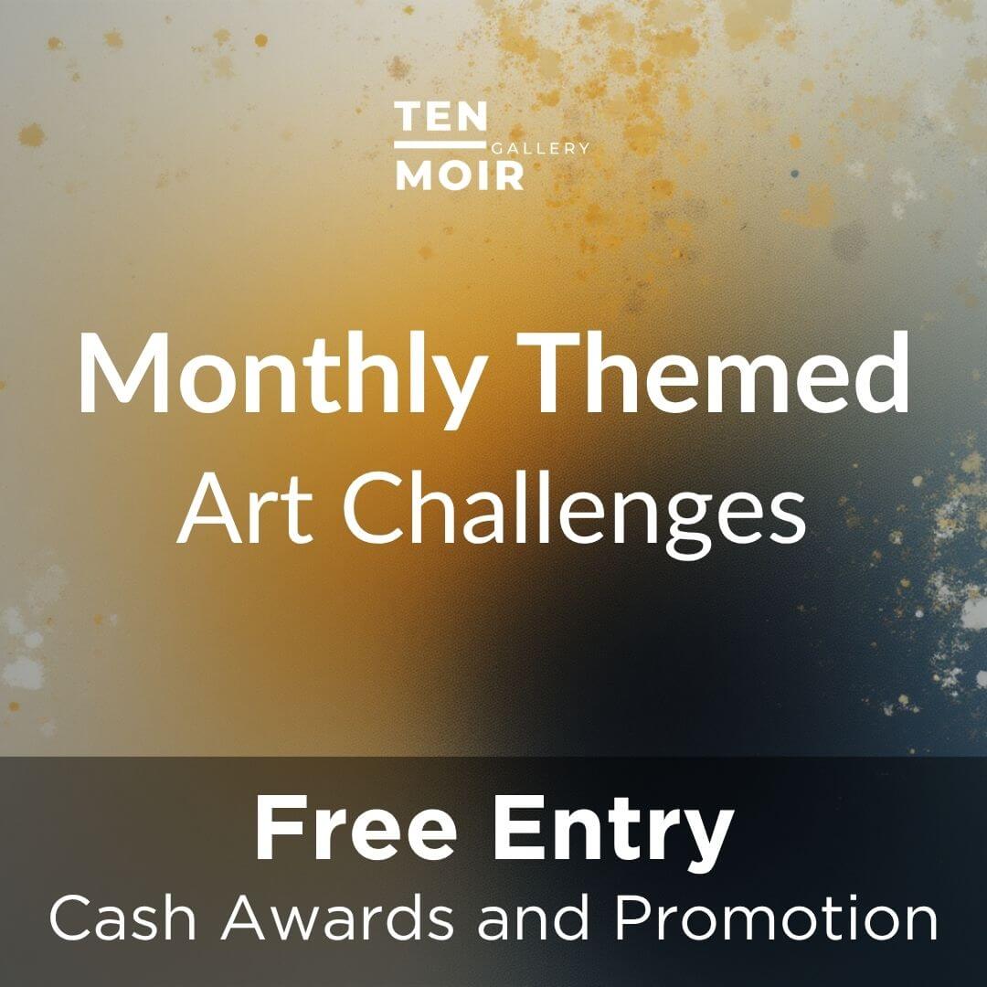 Monthly Themed Art Challenges | Free Entry Early Bird - logo