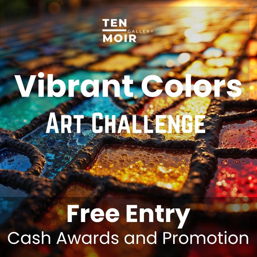 Vibrant Colors Art Challenge 2026 | Free Entry for Early Entries - logo