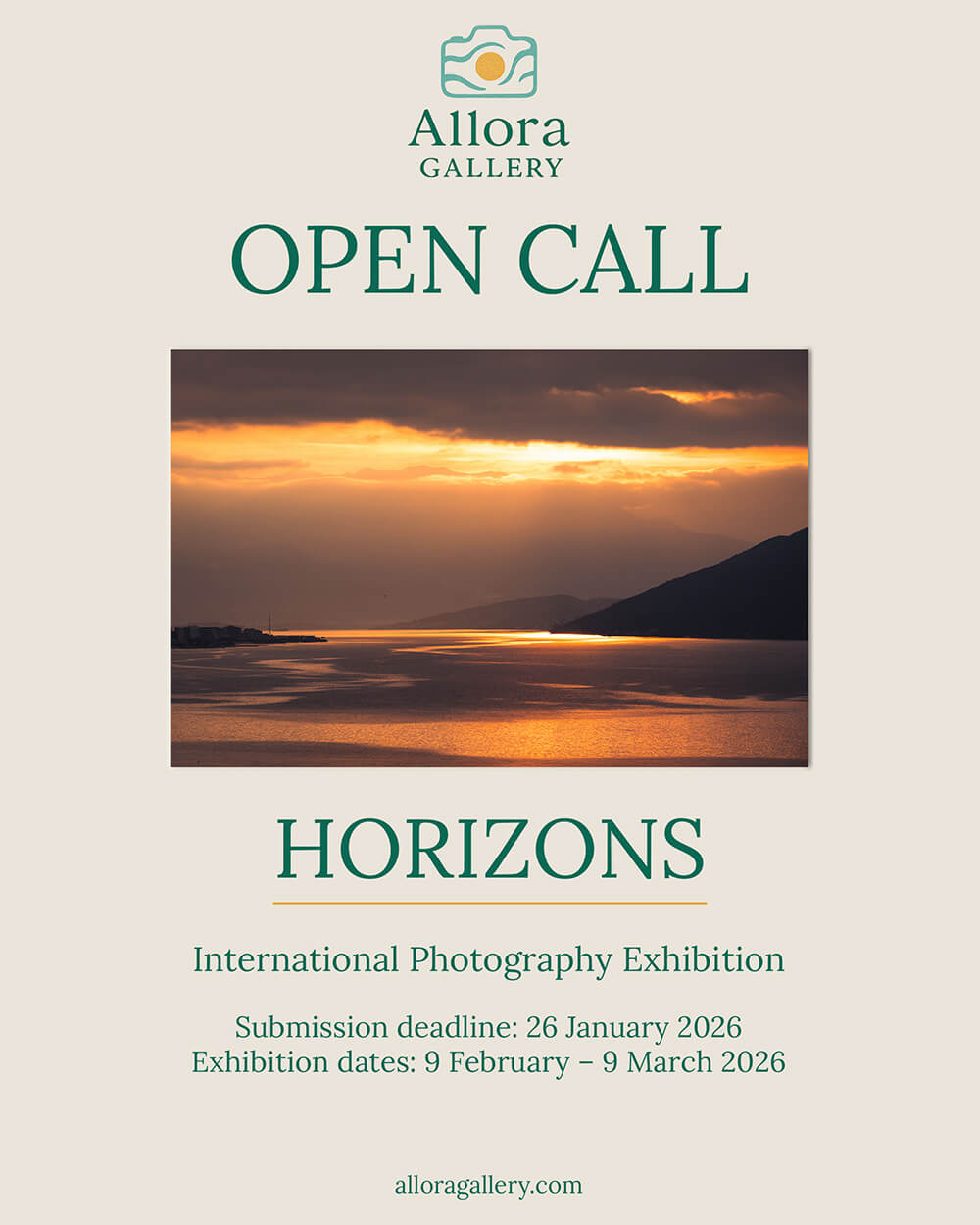 “Horizons” A Curated International Photography Exhibition - logo