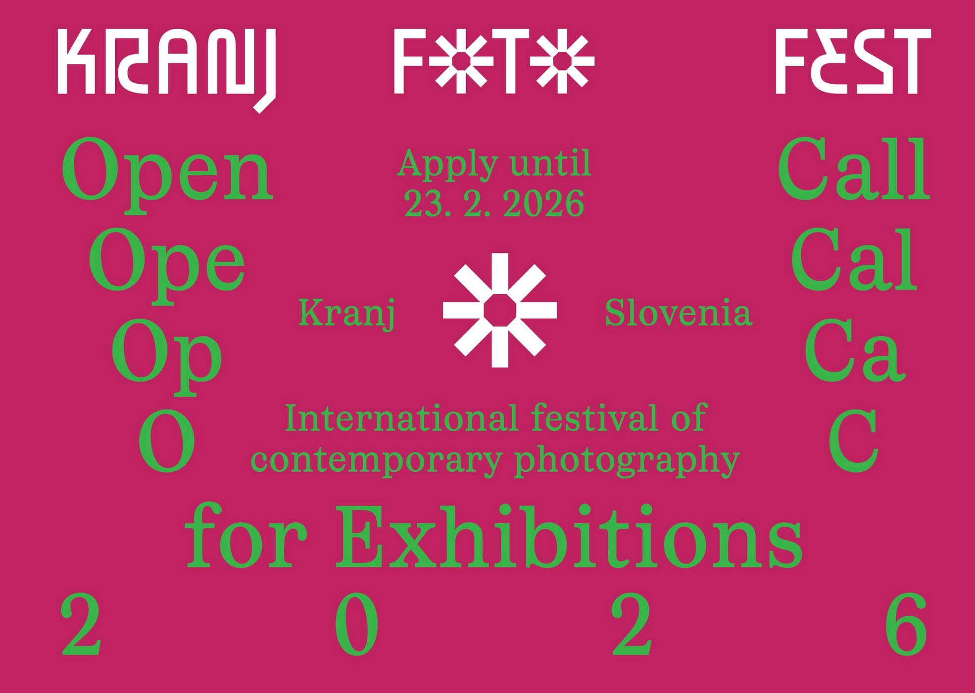 Kranj Foto Fest Open Call for Exhibitions 2026 - logo