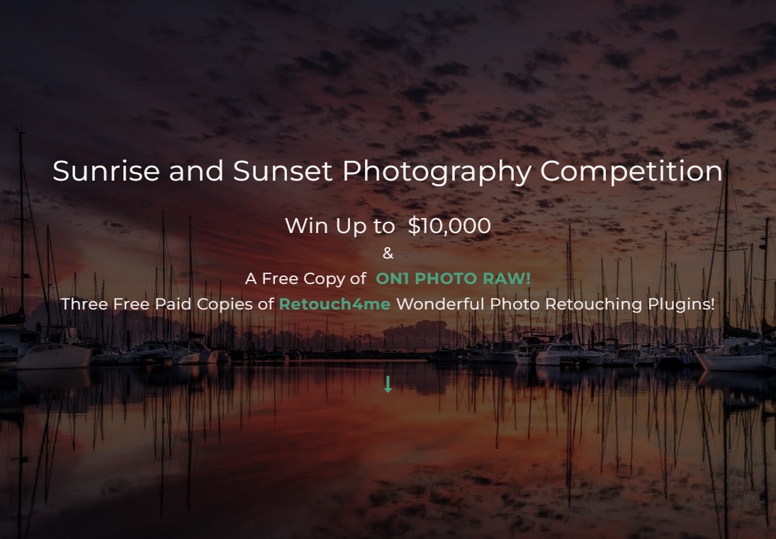 Sunrise and Sunset is the theme for this months competition - logo