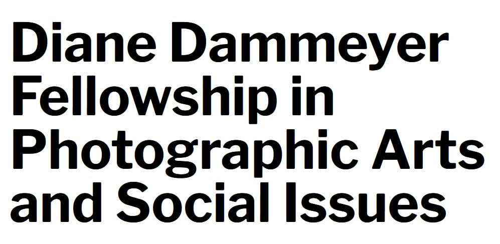 Diane Dammeyer 2026 Fellowship in Photographic Arts and Social Issues - logo