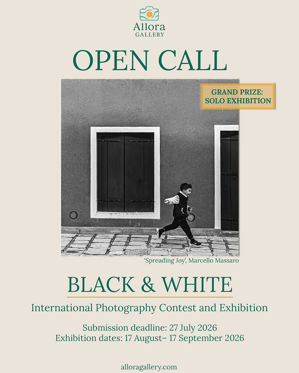 “Black & White” International Photography Contest and Exhibition - logo