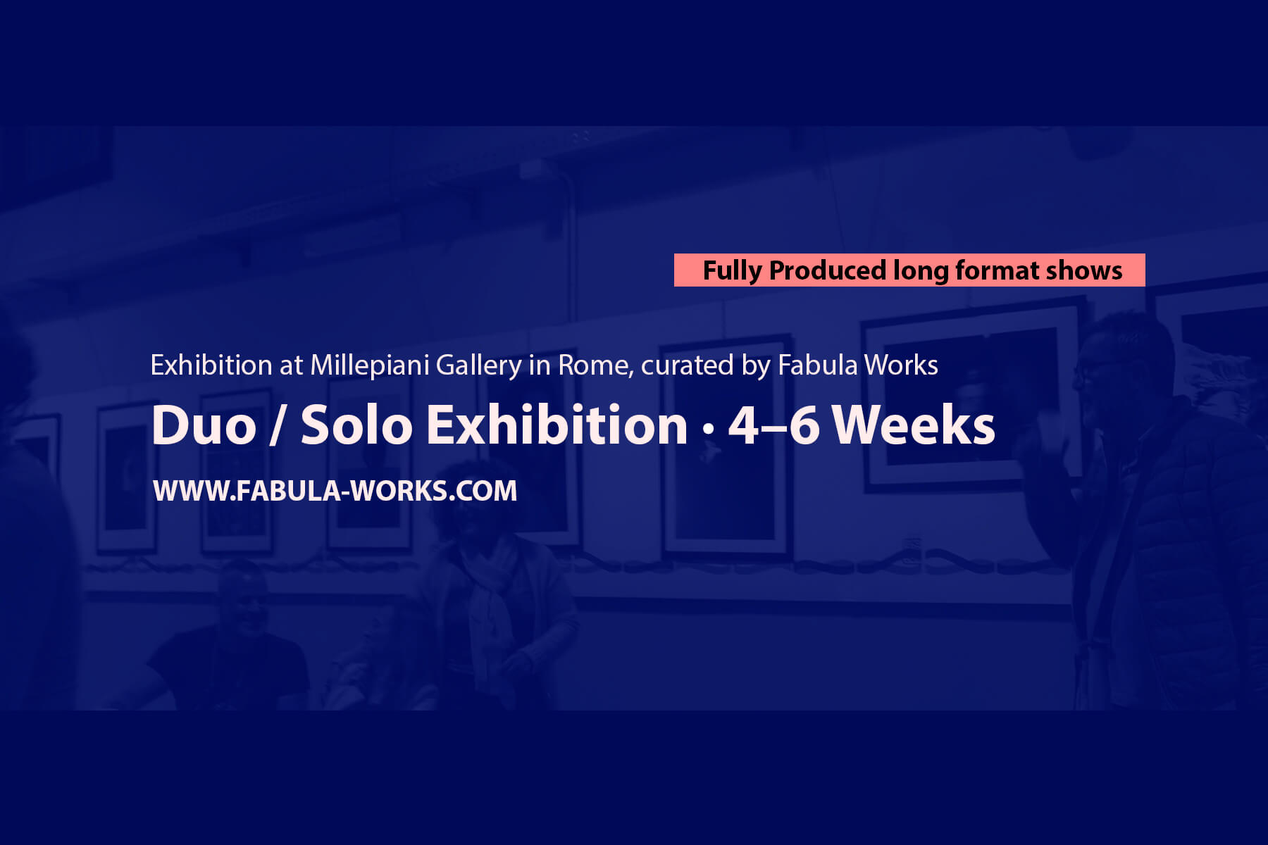 Fully Produced Fall Solo/Duo Exhibition in Rome - logo