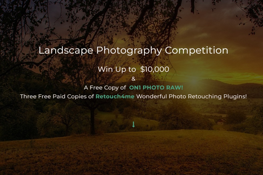 Landscape is the theme for this months competition - logo