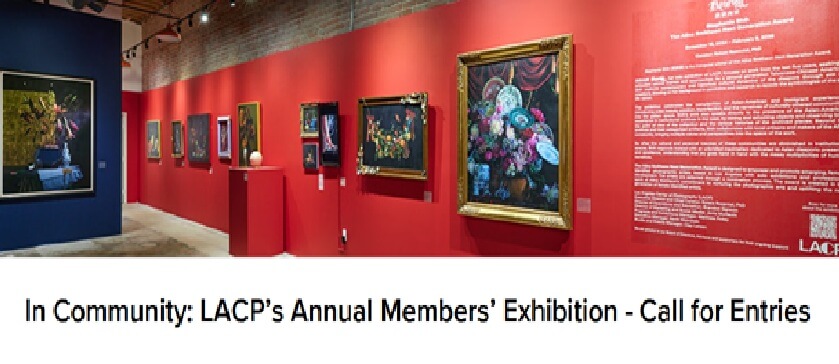 In Community: LACP’s Annual Members’ Exhibition - logo