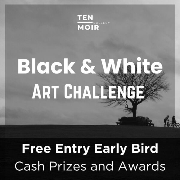 Black & White Art Online Challenge - logo